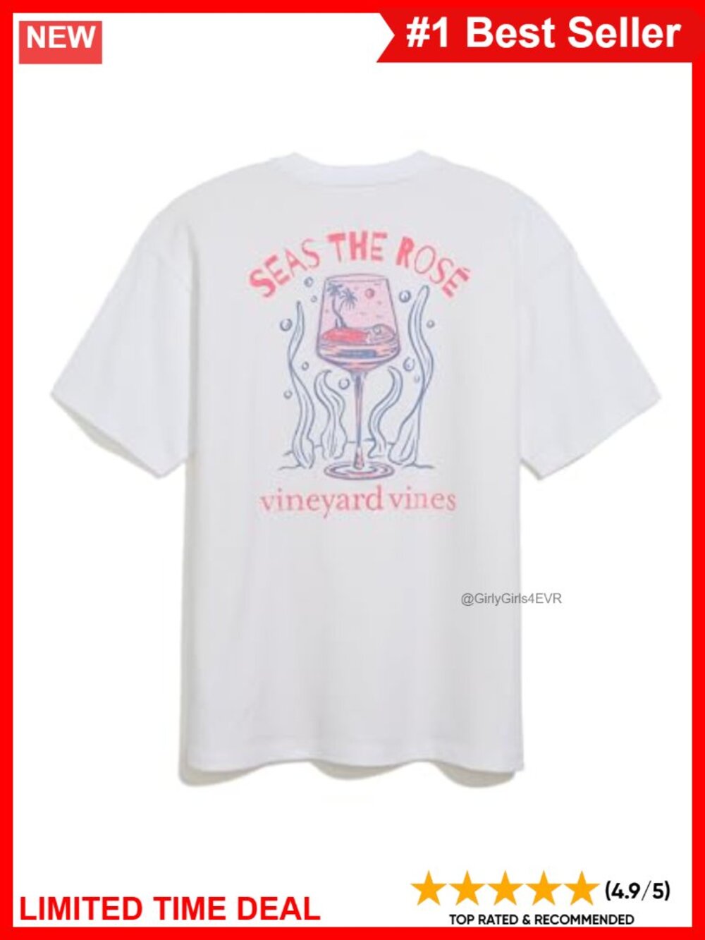 Vineyard Vines Boyfriend Crew Short Sleeve Tee